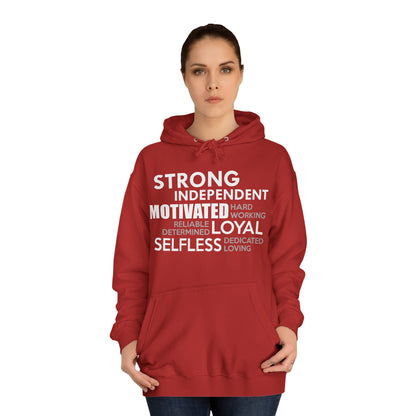 Strong Independent Motivated Unisex Hoodie