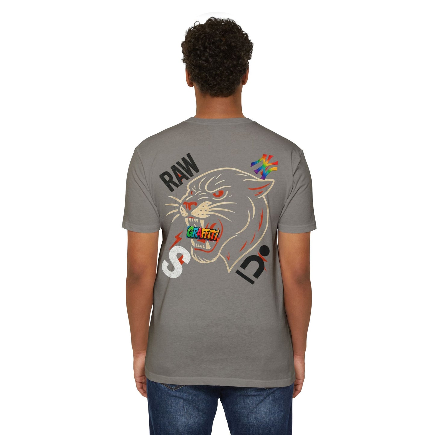 Urban Graffiti Panther T-Shirt | Cool Graphic Tee, Streetwear, Unisex Fashion, Casual Wear, Graphic T-shirt Printify