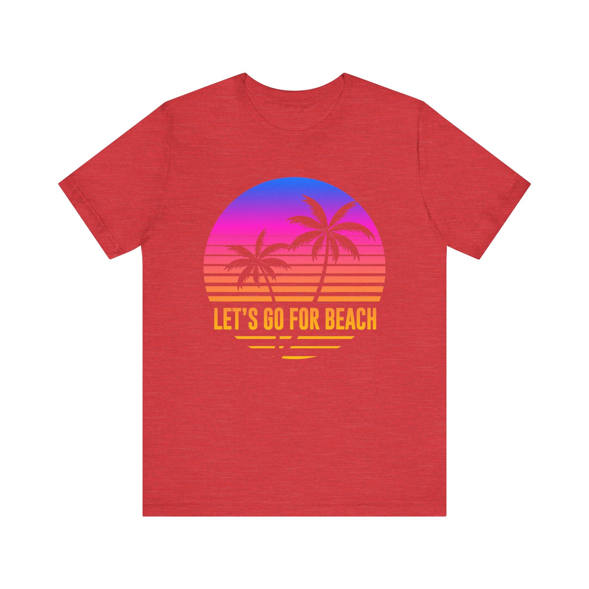 Allons-y pour la plage Tee-shirt unisexe 