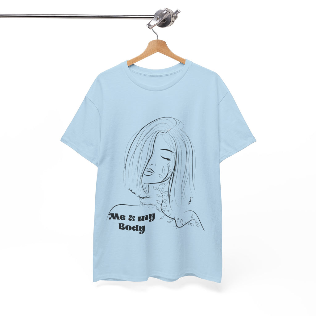 Unisex Faded Cotton Me my Body  Tee