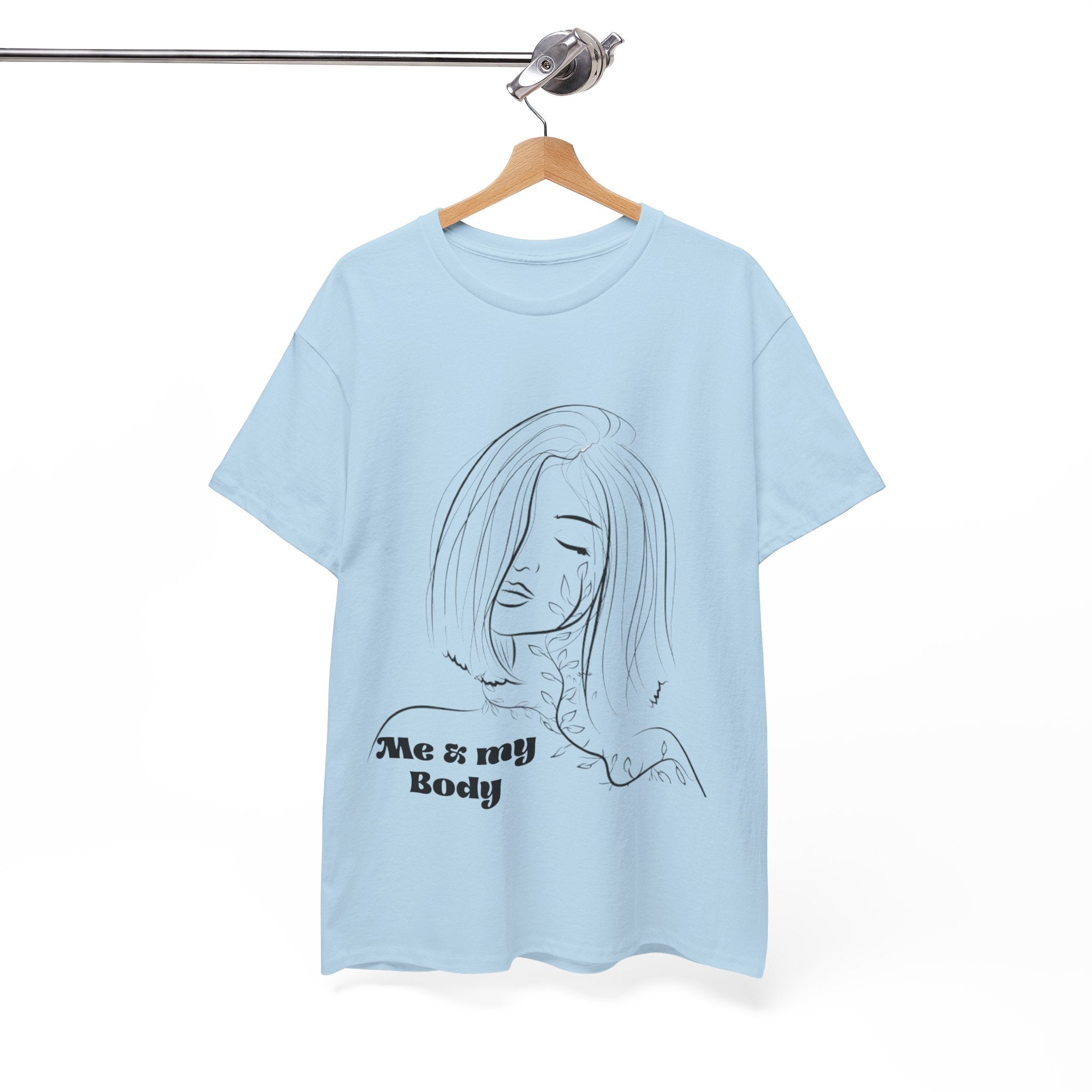Unisex Faded Cotton Me my Body  Tee