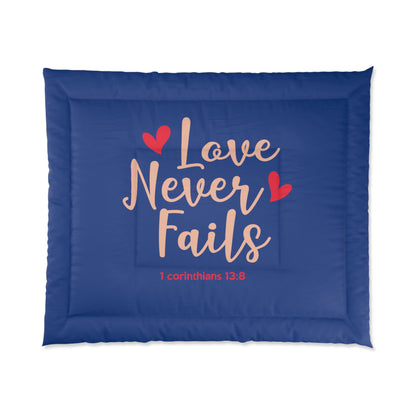 Love Never Fails Comforter
