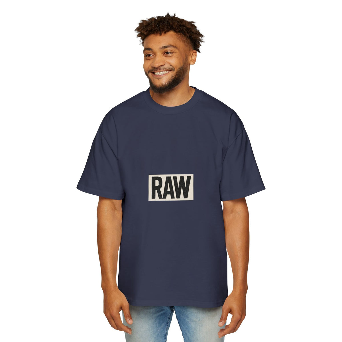 Oversized Tee - Raw Unique Design Printify