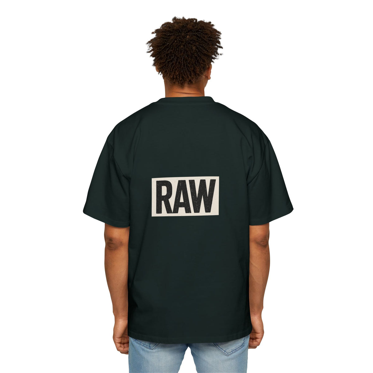 Oversized Tee - Raw Unique Design Printify