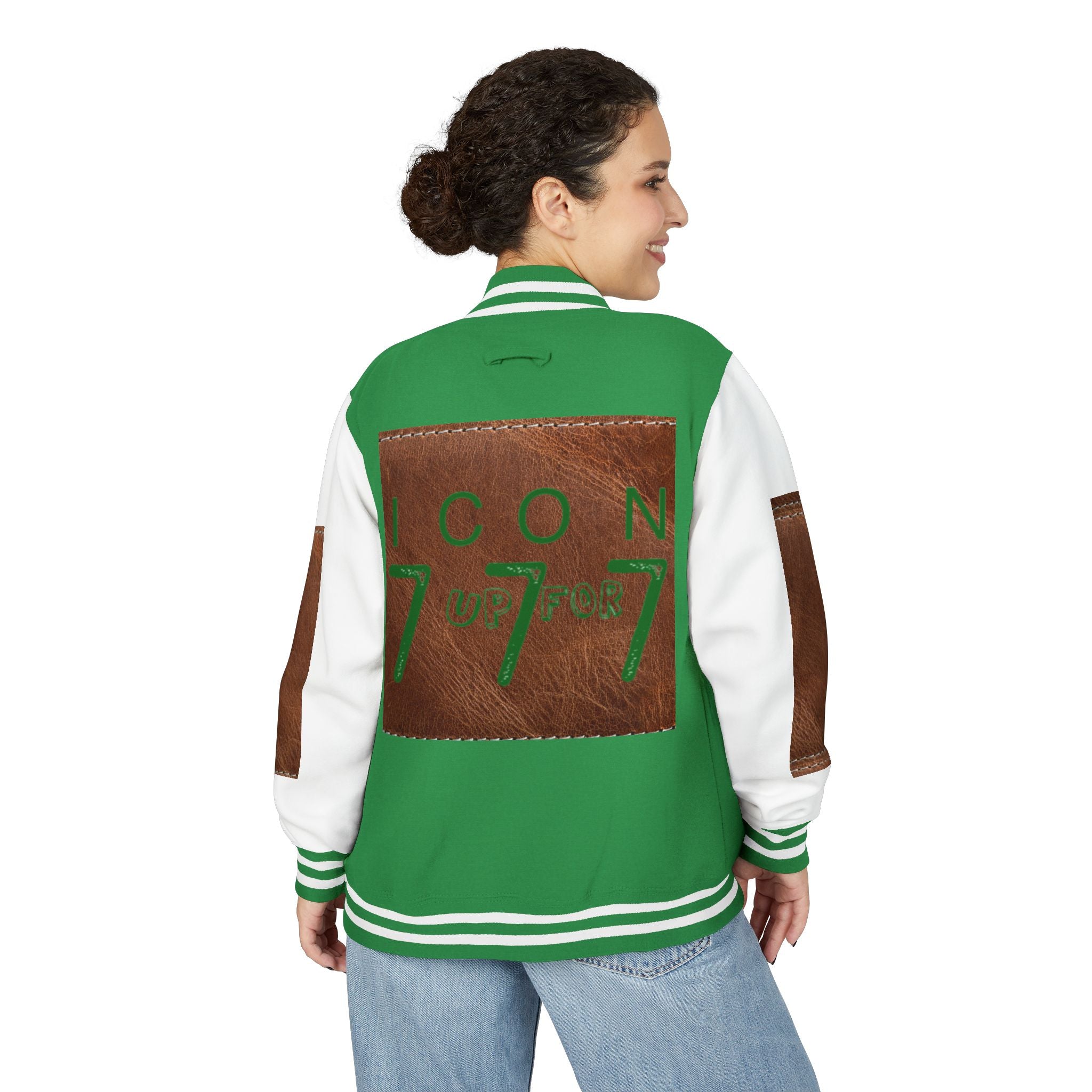 Letterman Jacket Icon Up for 777 Unisex Heavyweight