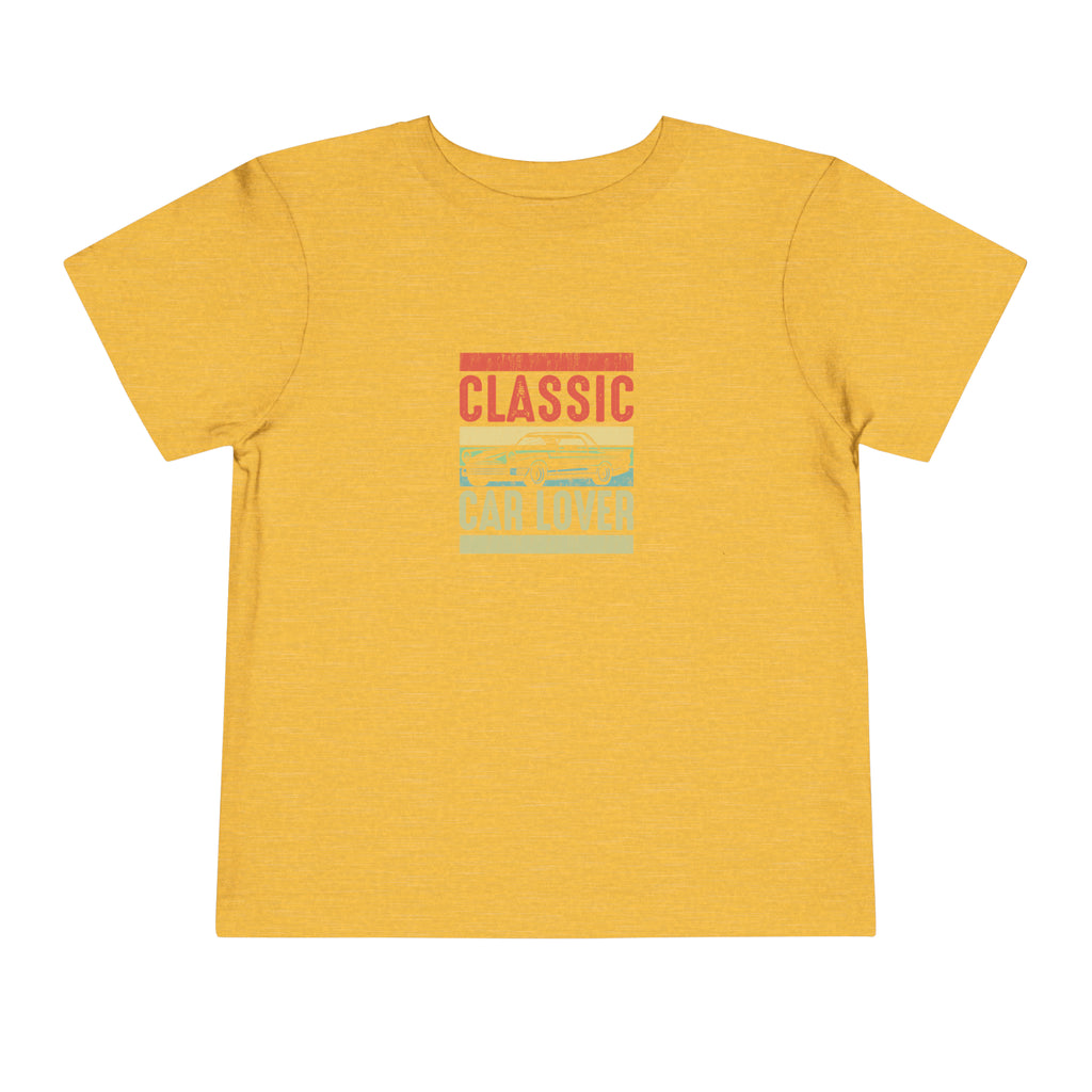 T-shirt pour tout-petits amoureux des voitures classiques 