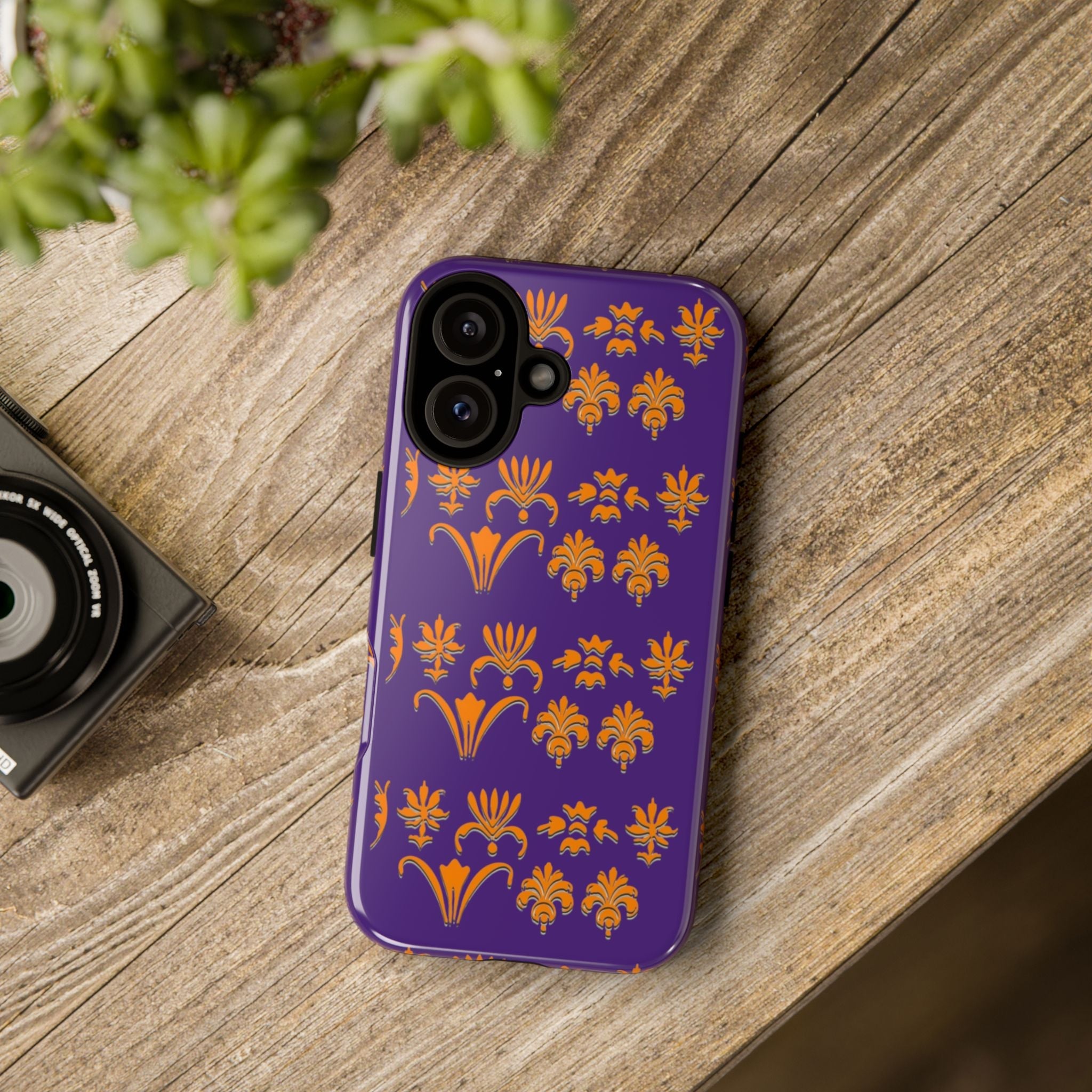 Elegant Floral Phone Case, Tough Phone Cover, Stylish Protector, Floral Print Accessory, Gift for Her, Birthday Present Printify