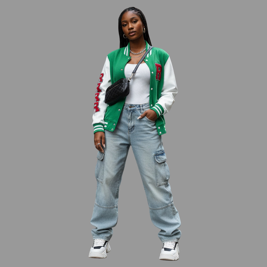 Letterman Jacket R Design Printify