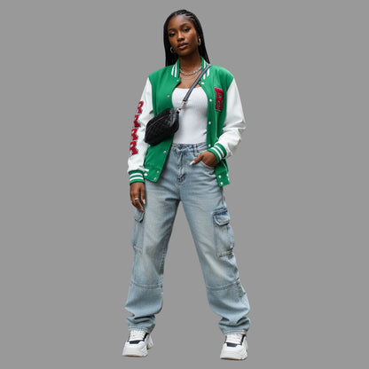 Letterman Jacket R Design Printify