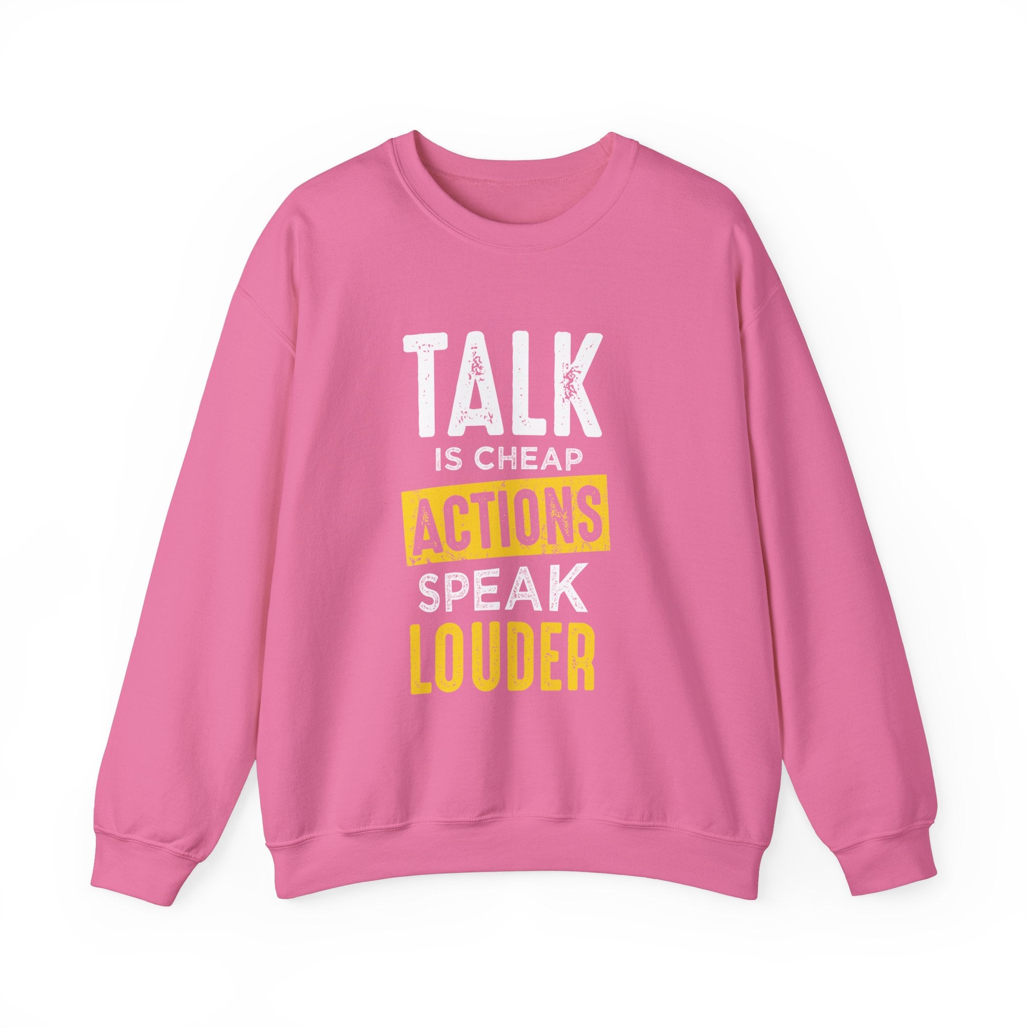 Parler, c’est des actions bon marché, parler plus fort, sweat-shirt unisexe 