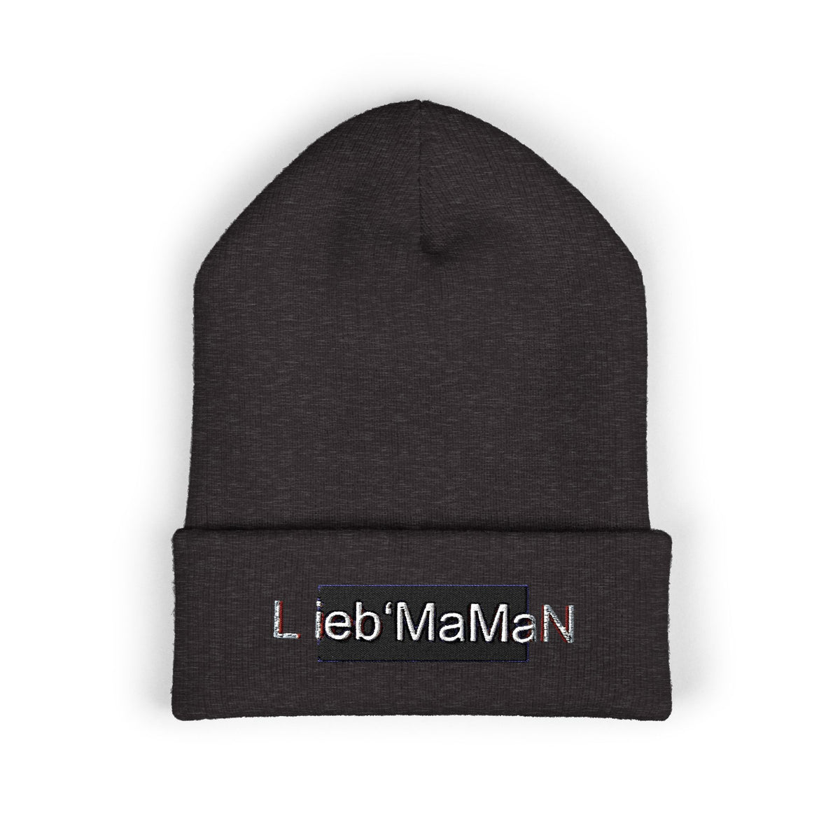 Beanie Hat with Lieb MaMaN Embroidery