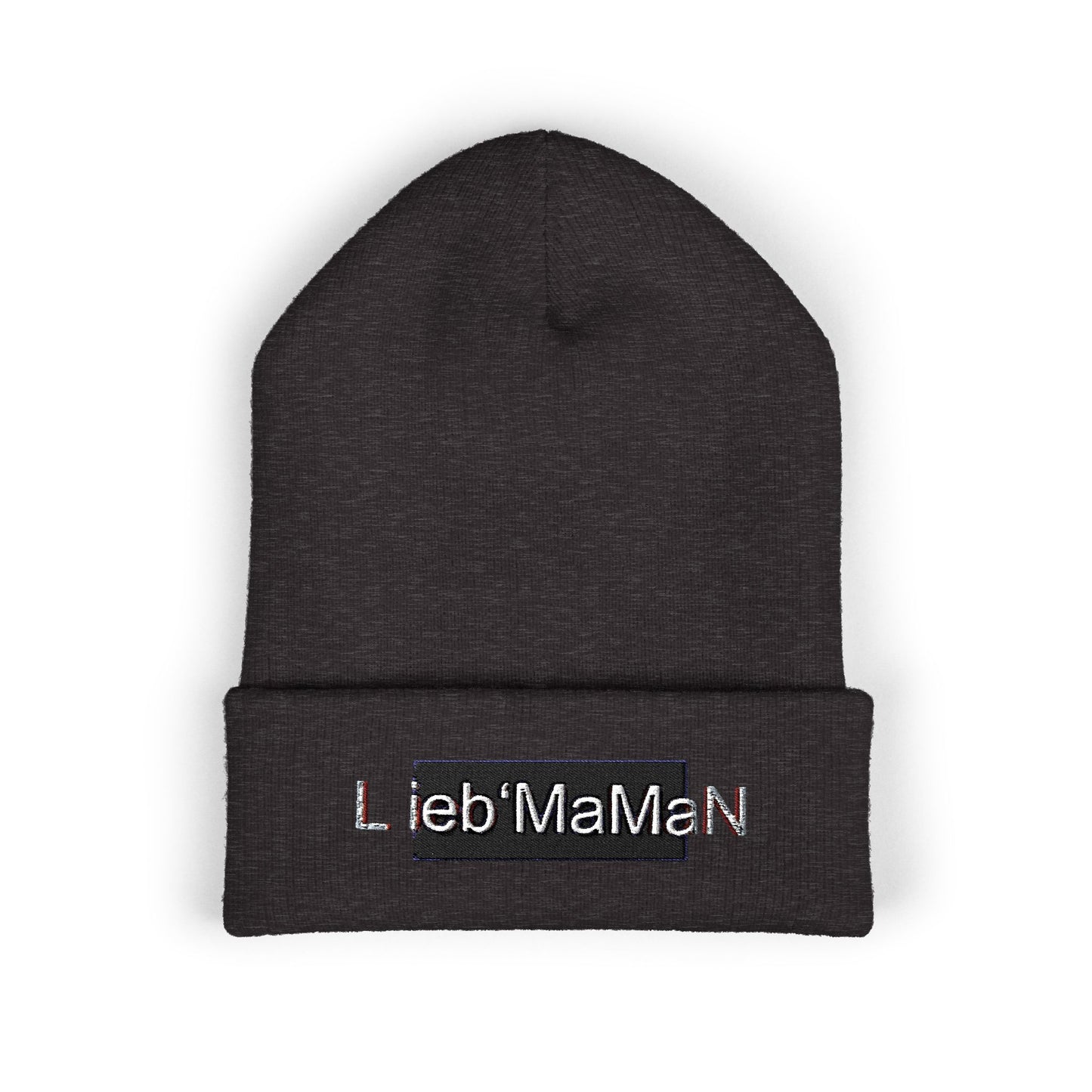 Beanie Hat with Lieb MaMaN Embroidery