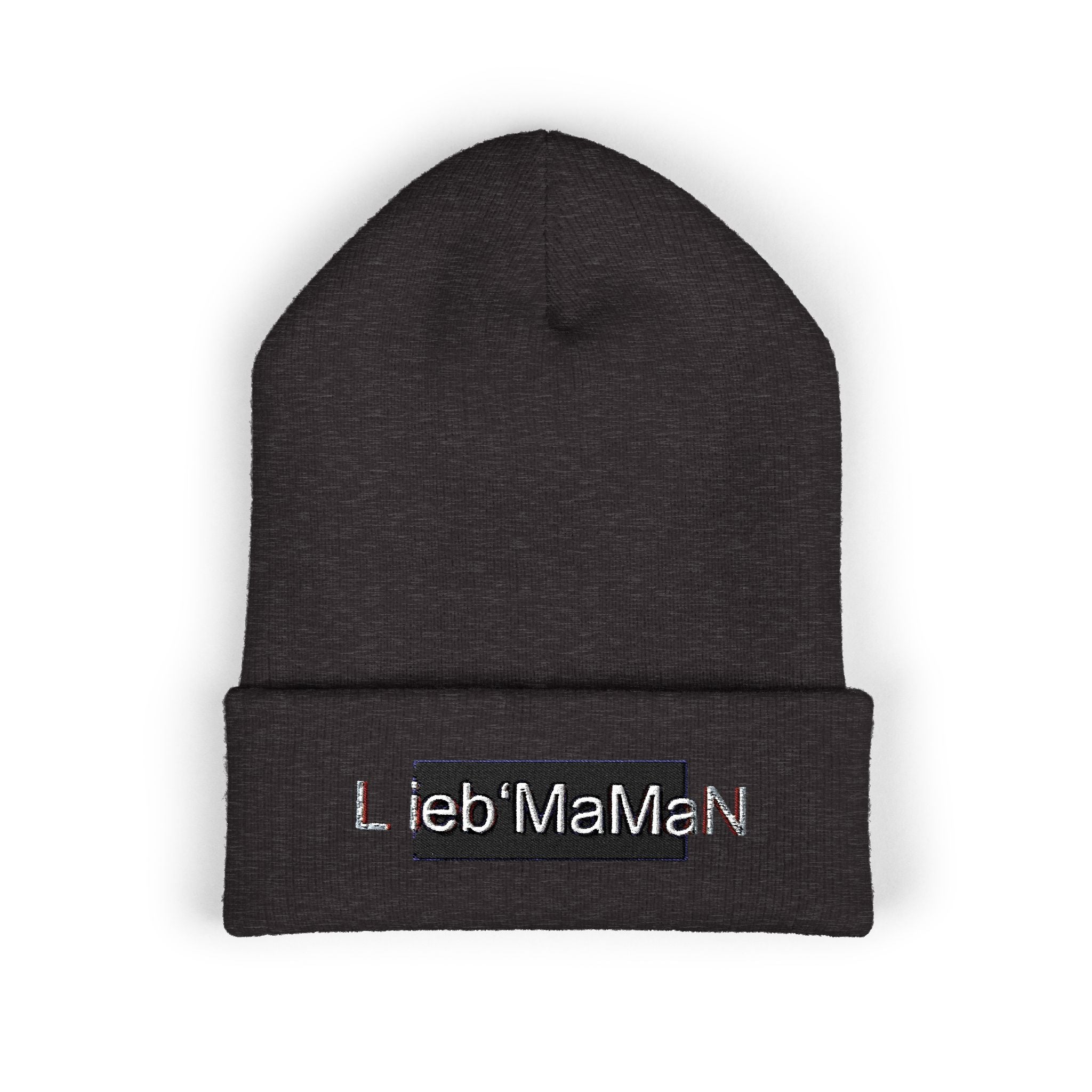 Beanie Hat with Lieb MaMaN Embroidery