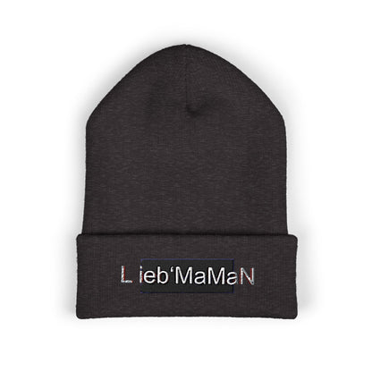 Beanie Hat with Lieb MaMaN Embroidery