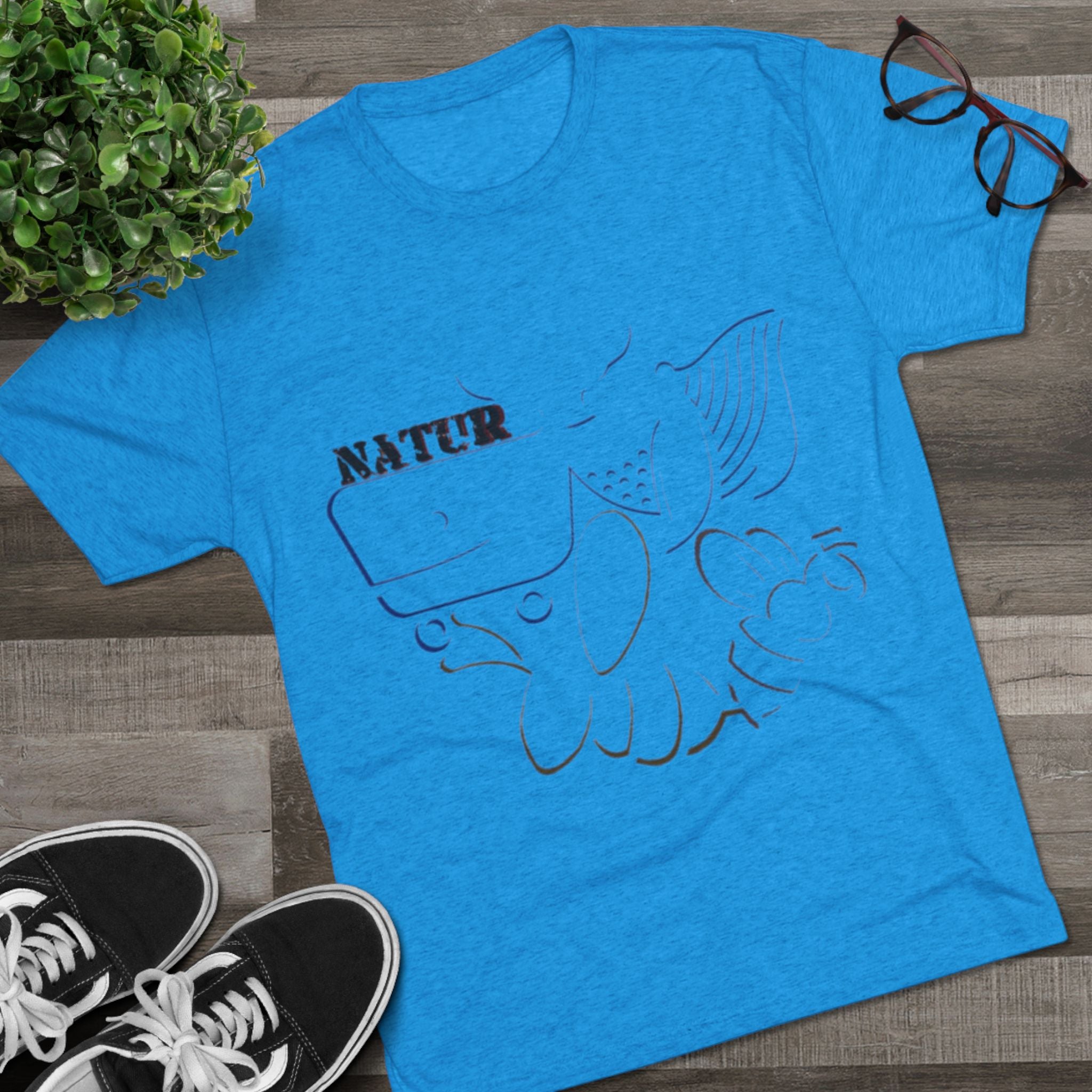 Nature Inspired Tee - Unisex Tri-Blend Crew Tee