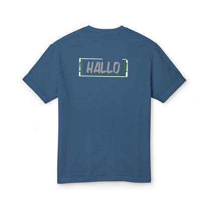 Casual Unisex Tee - 'HALLO' Design - for Everyday Wear Printify