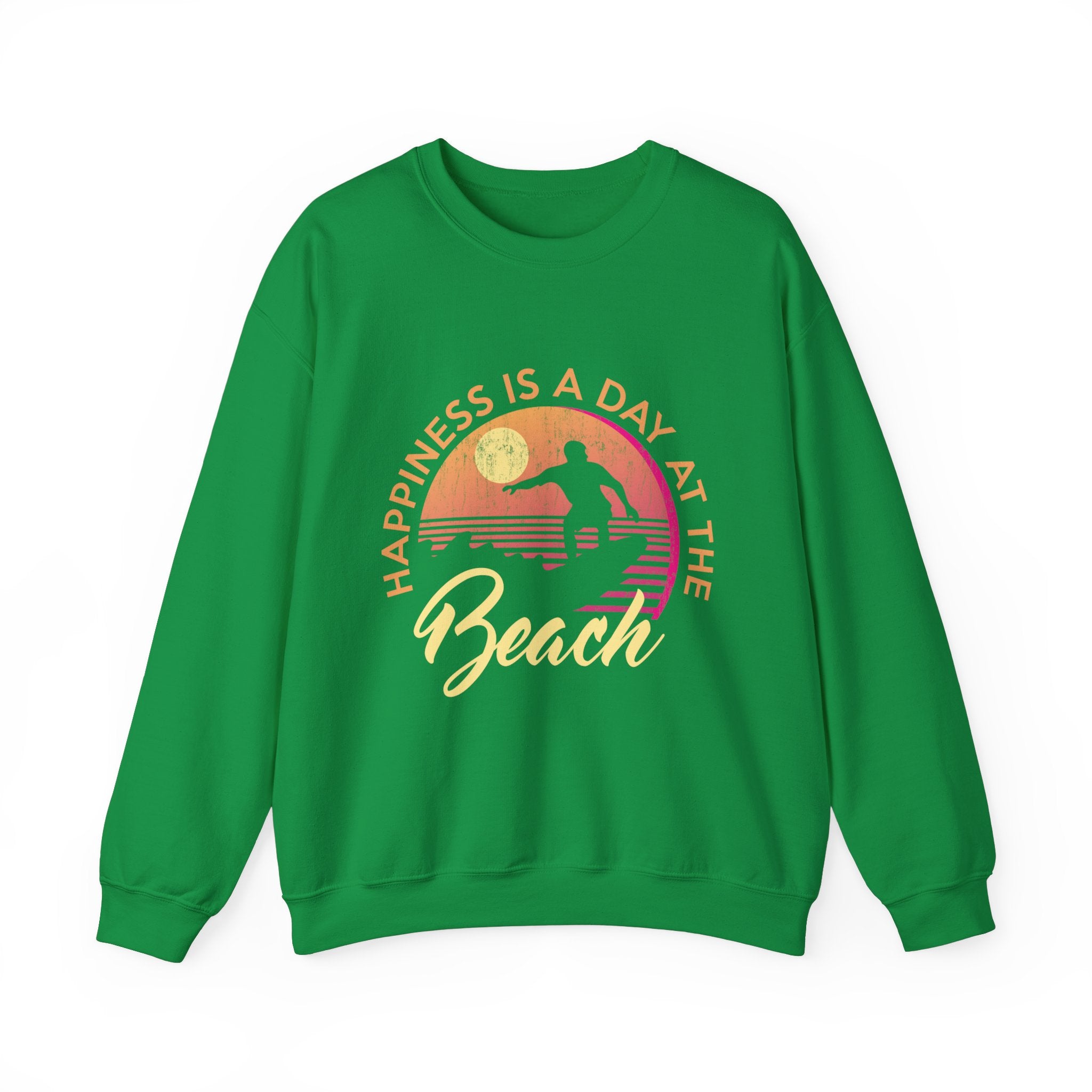 Le bonheur est une journée à la plage Sweat-shirt unisexe 