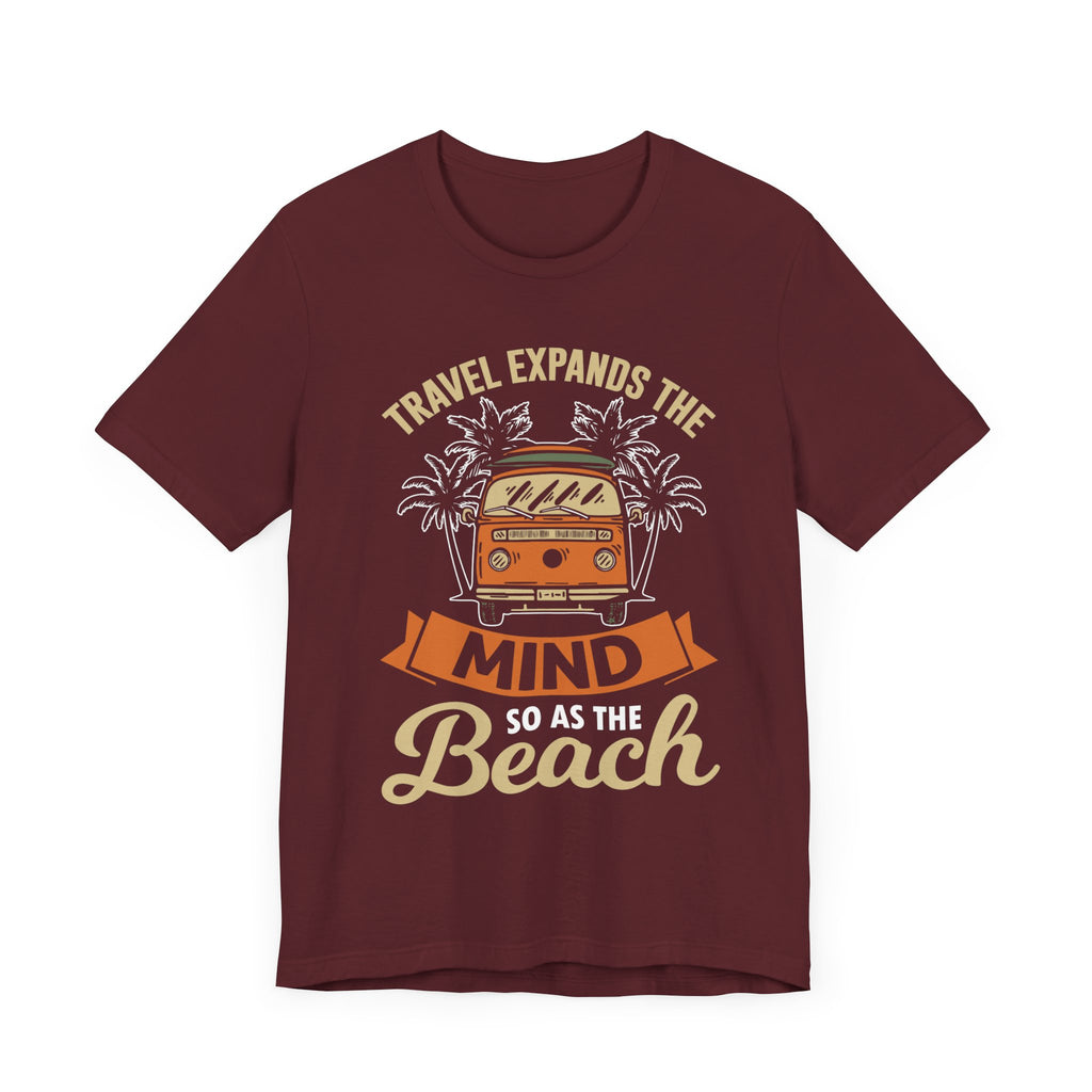 Unisex Travel Expands the mind Short Sleeve Tee