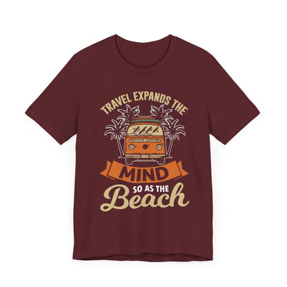 Unisex Travel Expands the mind Short Sleeve Tee