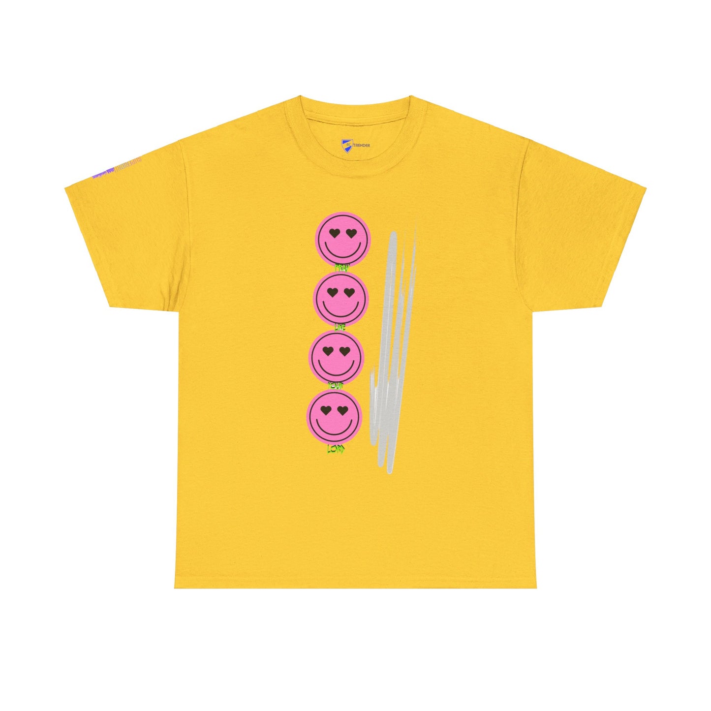 RCNSONS Unisex Heavy Cotton Smileys Tee