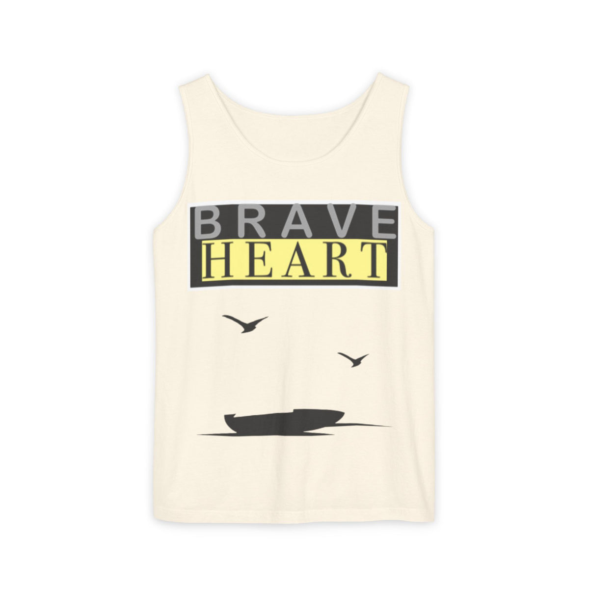 Brave Heart Tank Top | Unisex Garment-Dyed Tee