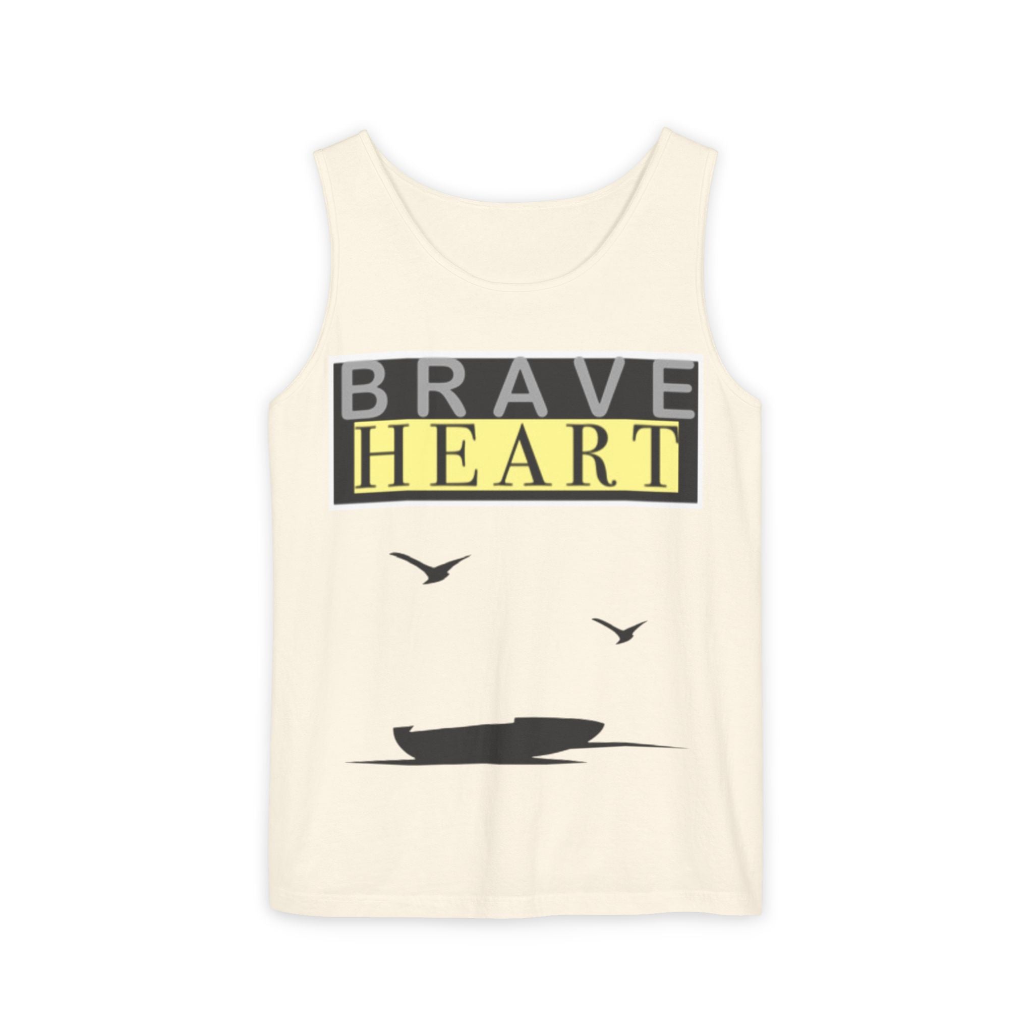 Brave Heart Tank Top | Unisex Garment-Dyed Tee