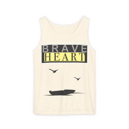 Brave Heart Tank Top | Unisex Garment-Dyed Tee