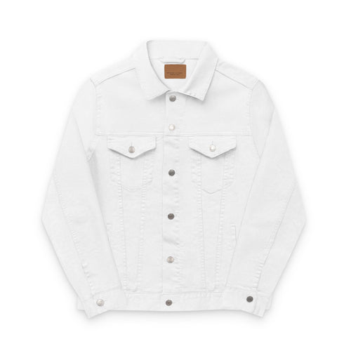 Embroidered Denim Jacket Printify