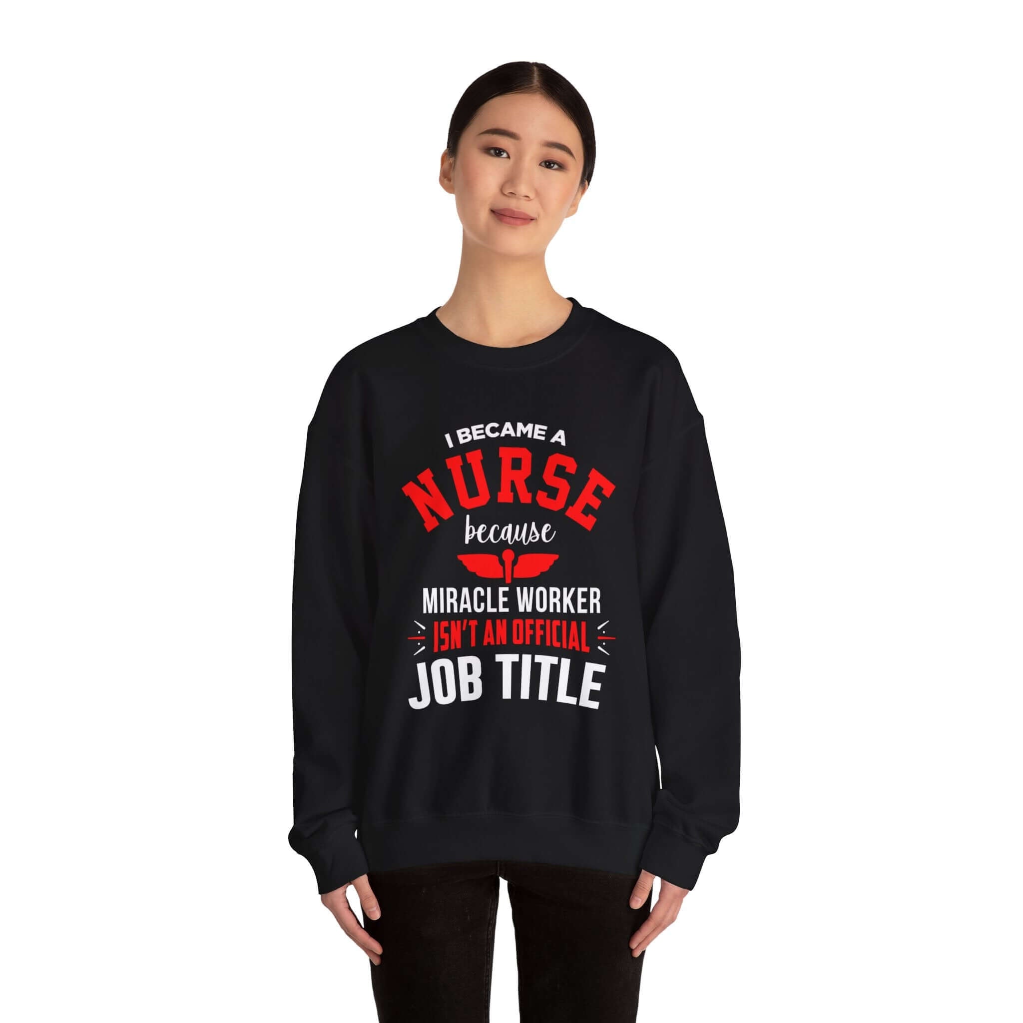 Je suis devenu un sweat-shirt unisexe infirmière 