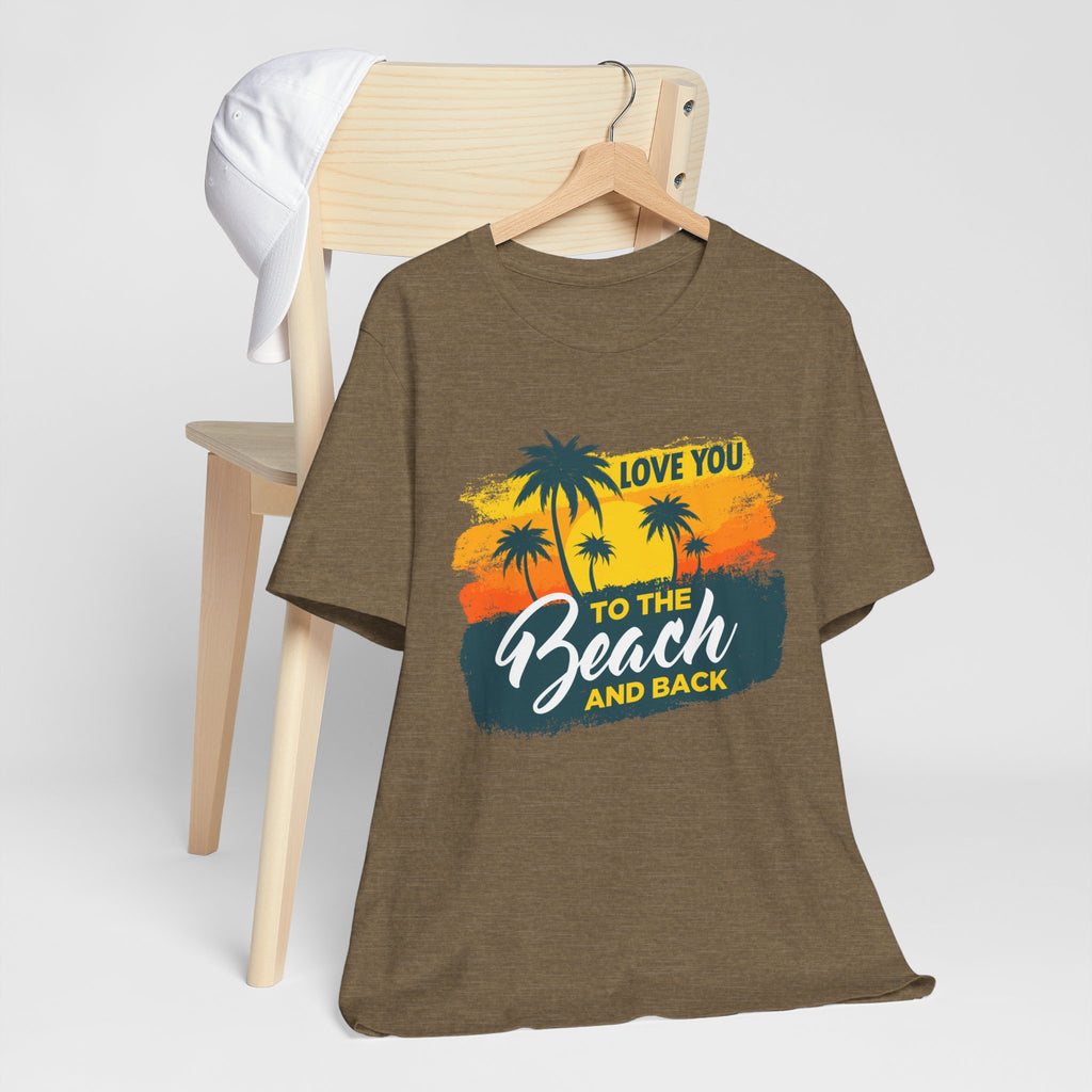 Je t’aime à la plage Tee unisexe 