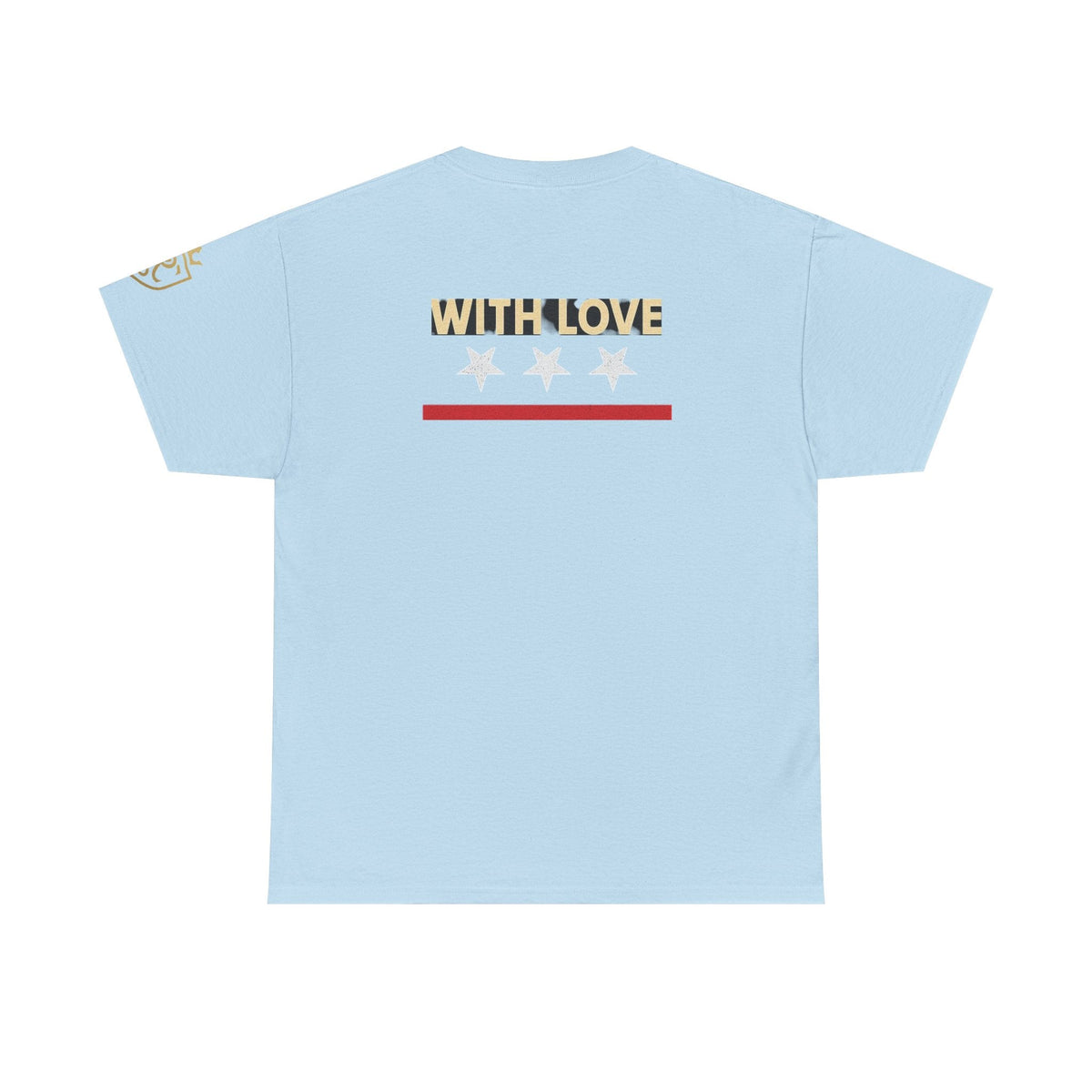 Stylish Unisex Heavy Cotton Tee - 'With Love' Statement Shirt, Casual Wear, Gift for Her, Gift for Him, Everyday Comfort Printify