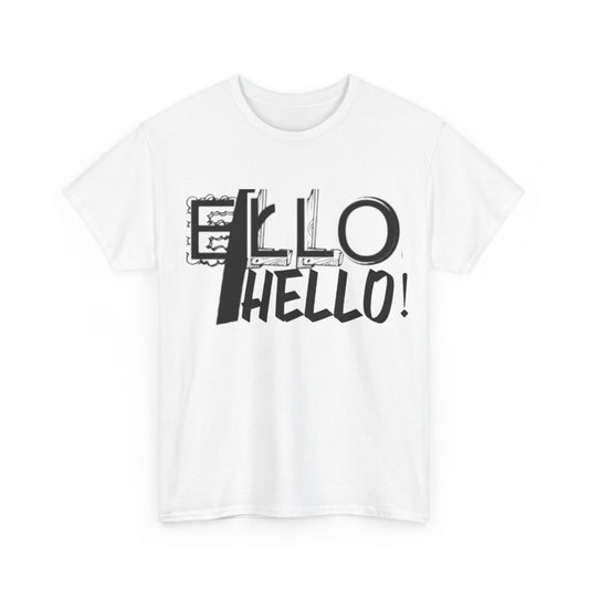 Hello Unisex Tee - Casual and Stylish Cotton T-Shirt for All Occasions