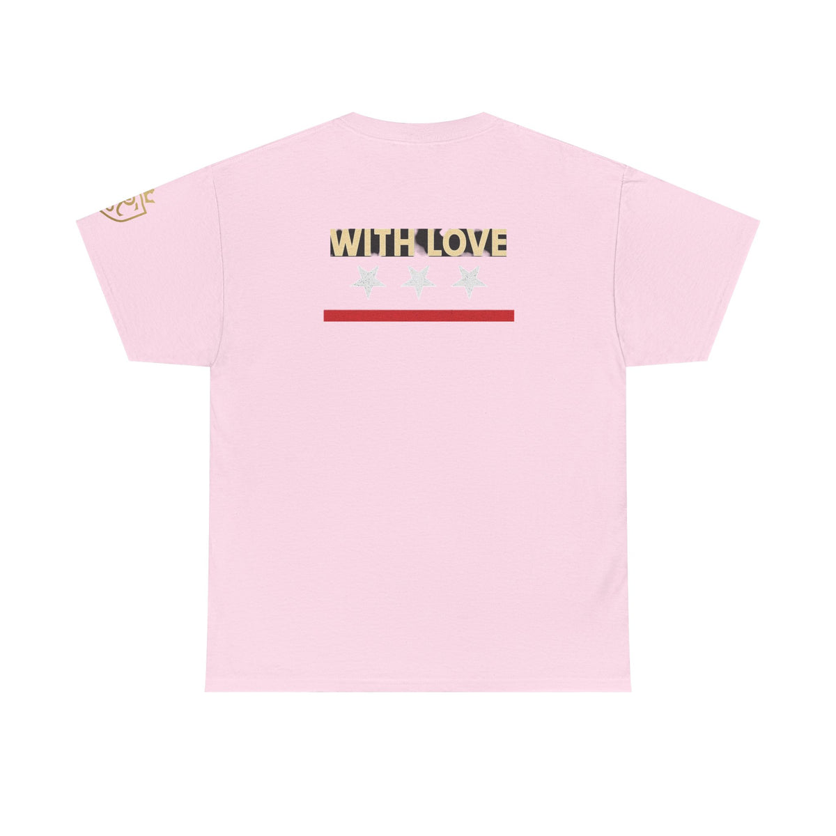 Stylish Unisex Heavy Cotton Tee - 'With Love' Statement Shirt, Casual Wear, Gift for Her, Gift for Him, Everyday Comfort