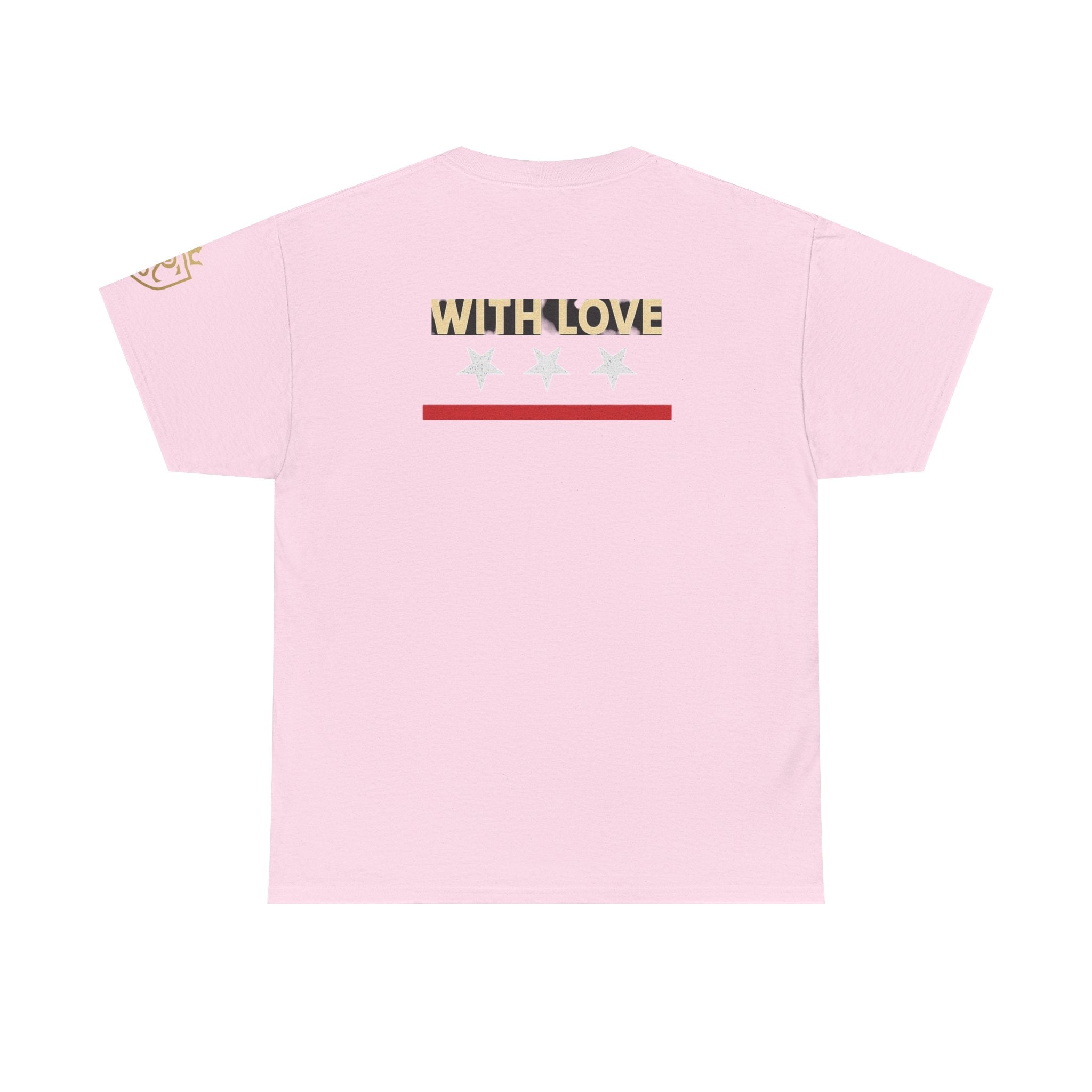 Stylish Unisex Heavy Cotton Tee - 'With Love' Statement Shirt, Casual Wear, Gift for Her, Gift for Him, Everyday Comfort
