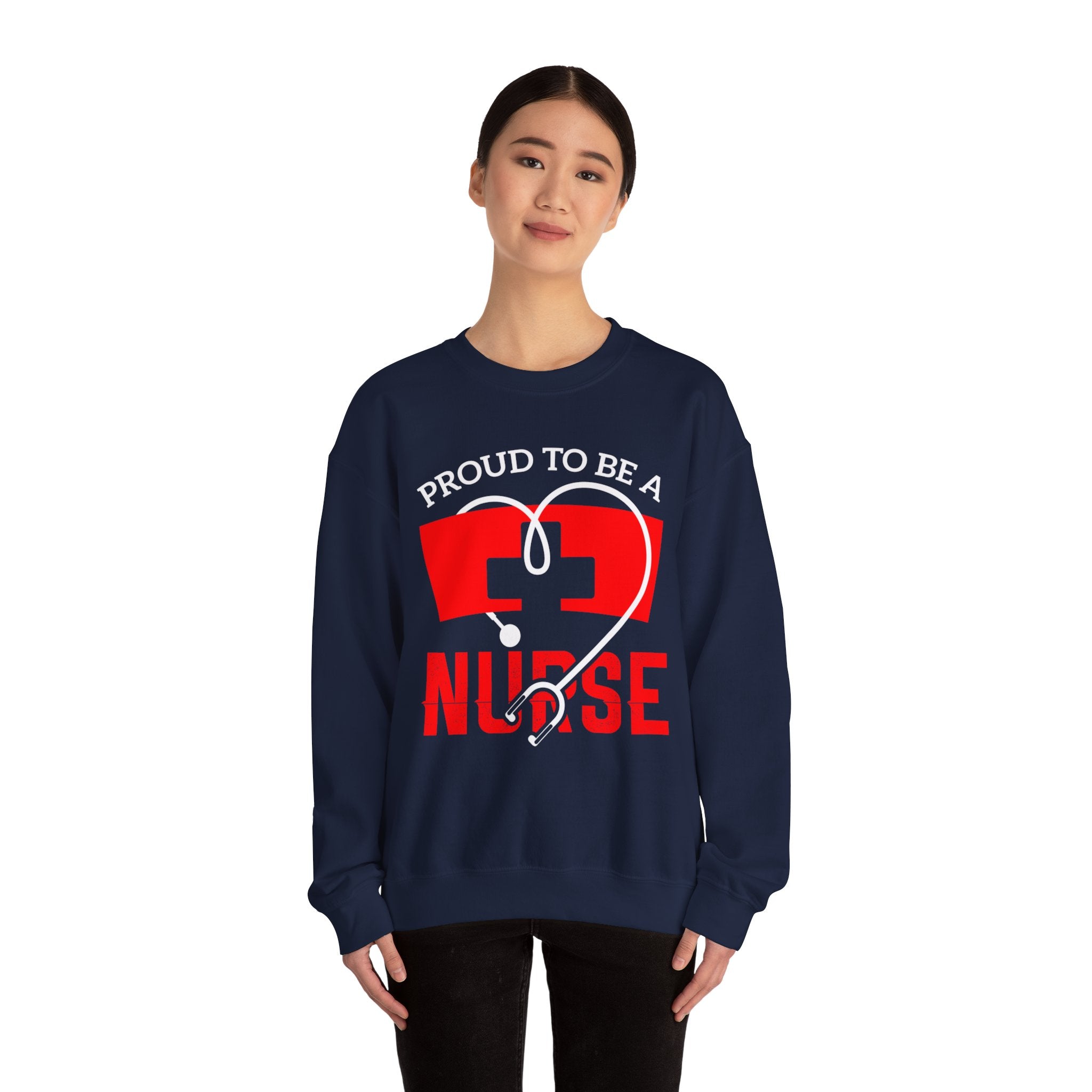 Fier d’être un sweat-shirt unisexe infirmière 