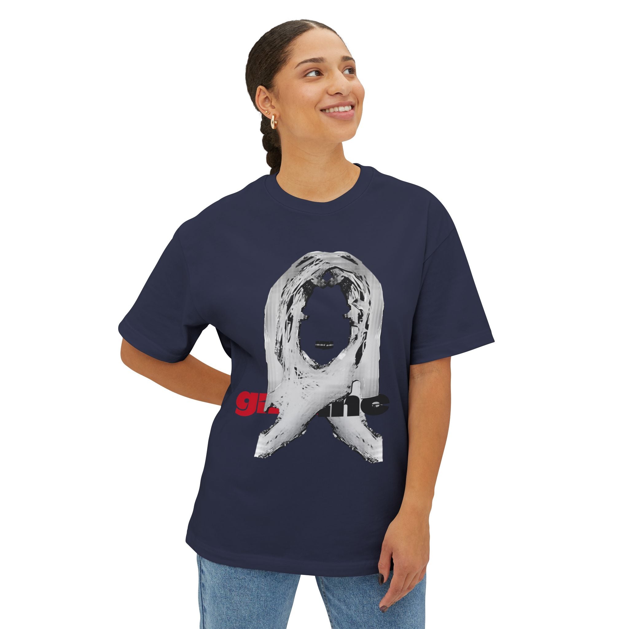 Oversized Boxy Tee - Unique Gine Design
