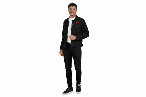 Boss Embroidered Unisex Denim Jacket - Stylish Casual Wear for Fashion Lovers, Great for Gift Ideas, Everyday Fashion, Street Style, [...] Printify