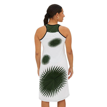 Rcnsons Women's Racerback Greenstar  Dress (AOP)