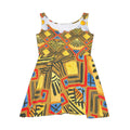 Women's African Evening Skater Dress (AOP)