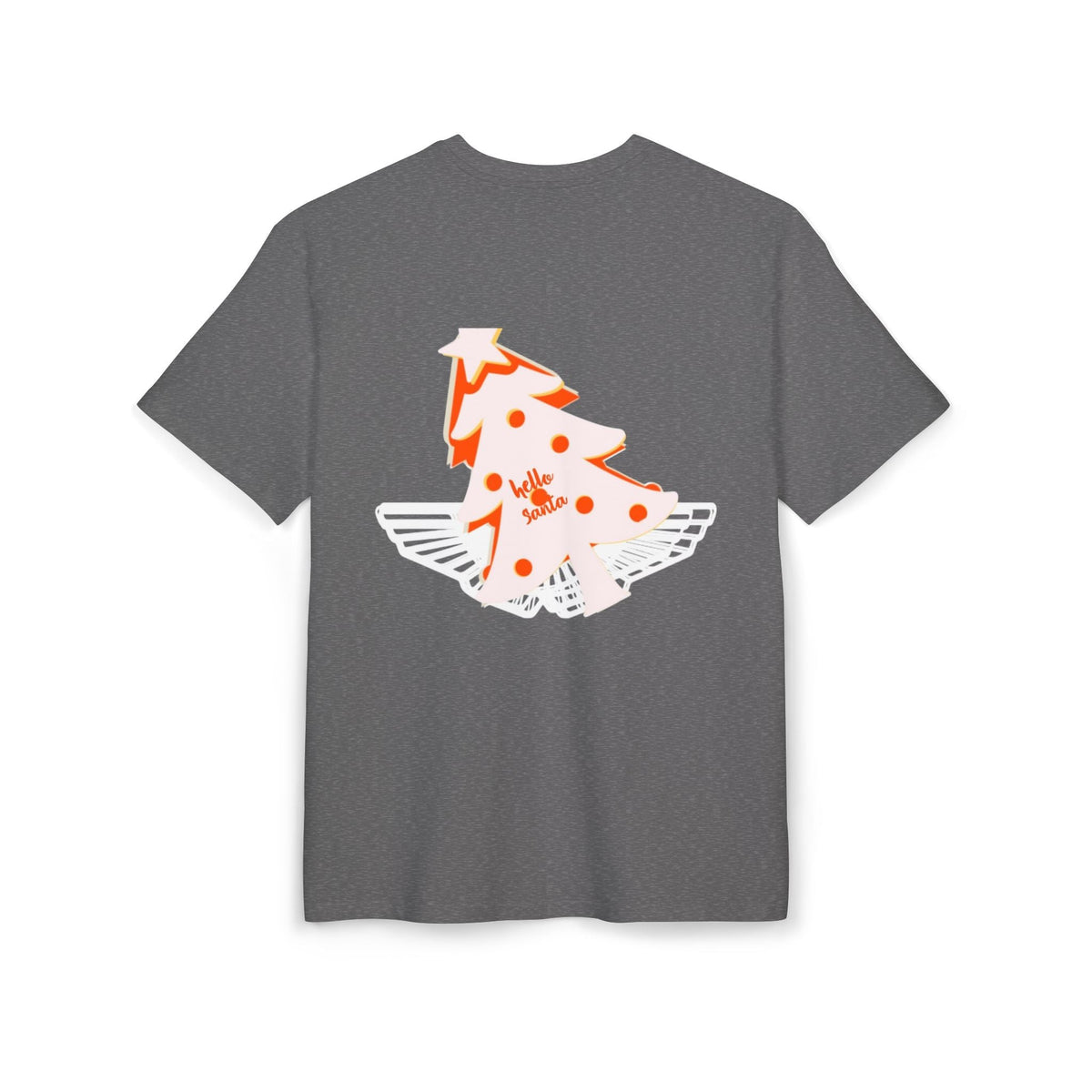 Christmas Oversize Tee - hello Santa Printify