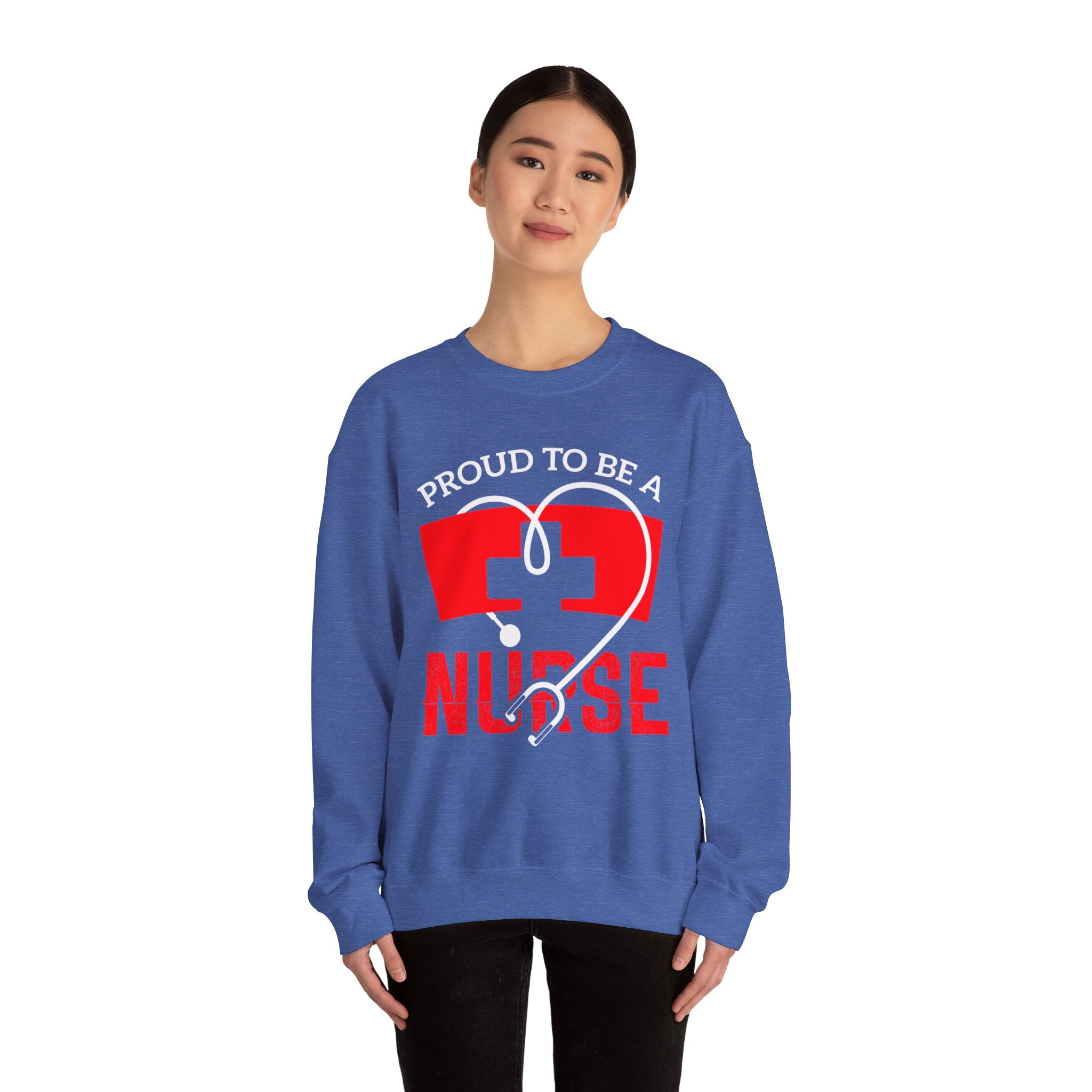 Fier d’être un sweat-shirt unisexe infirmière 