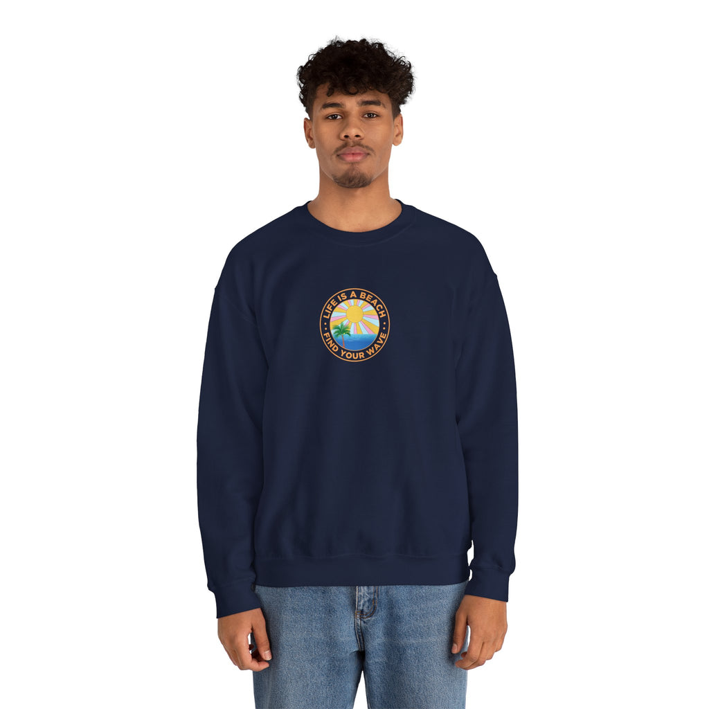 La vie est un sweat-shirt unisexe de plage 