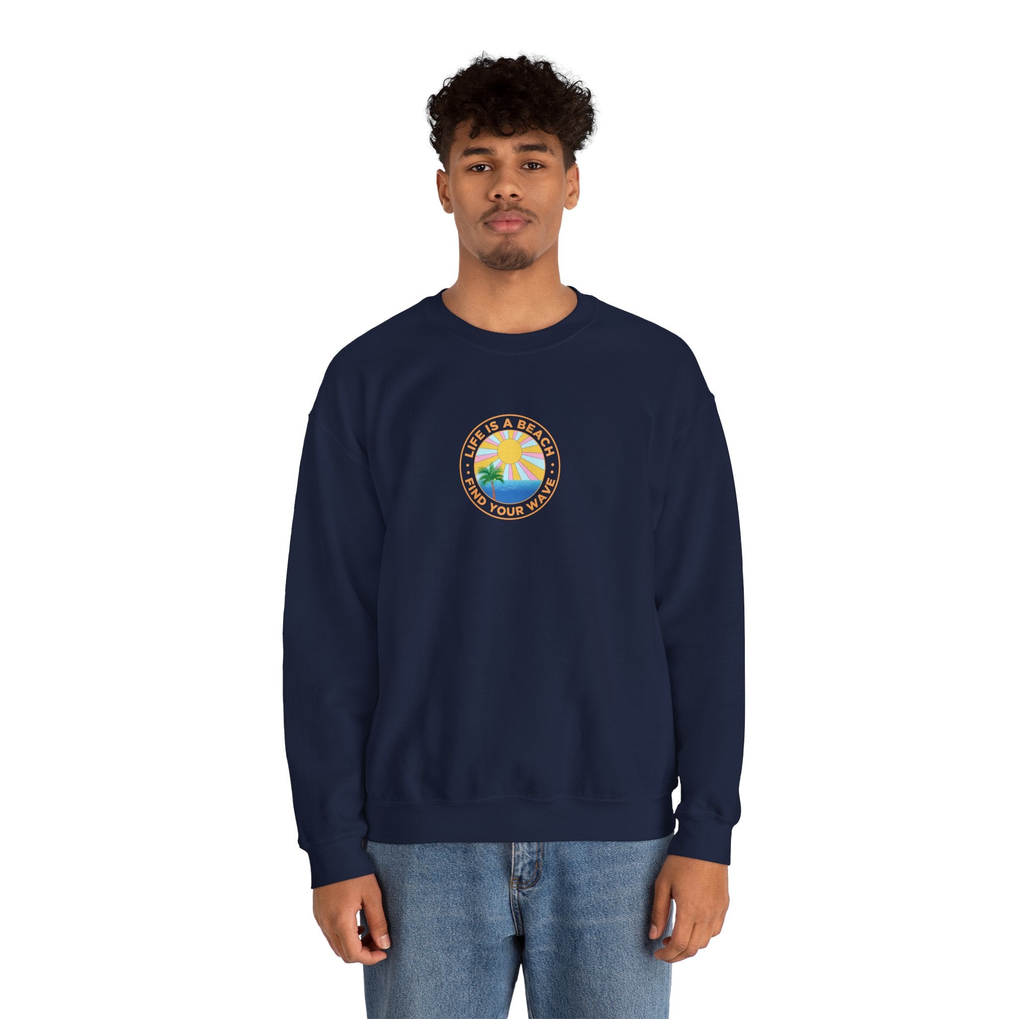 La vie est un sweat-shirt unisexe de plage 
