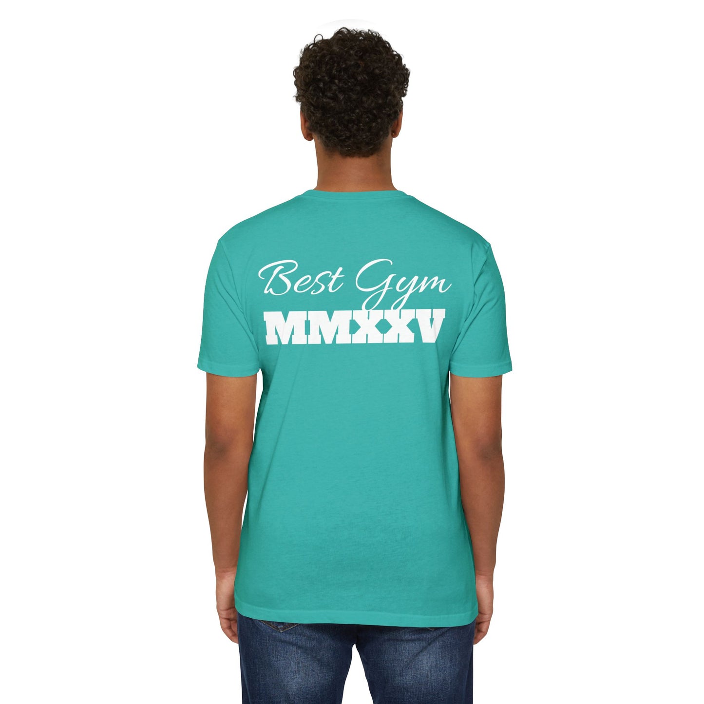 Best Gym Unisex CVC Jersey T-Shirt - Comfortable Fitness Apparel