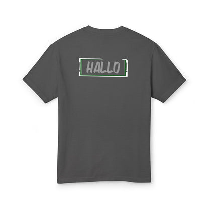 Casual Unisex Tee - 'HALLO' Design - for Everyday Wear Printify