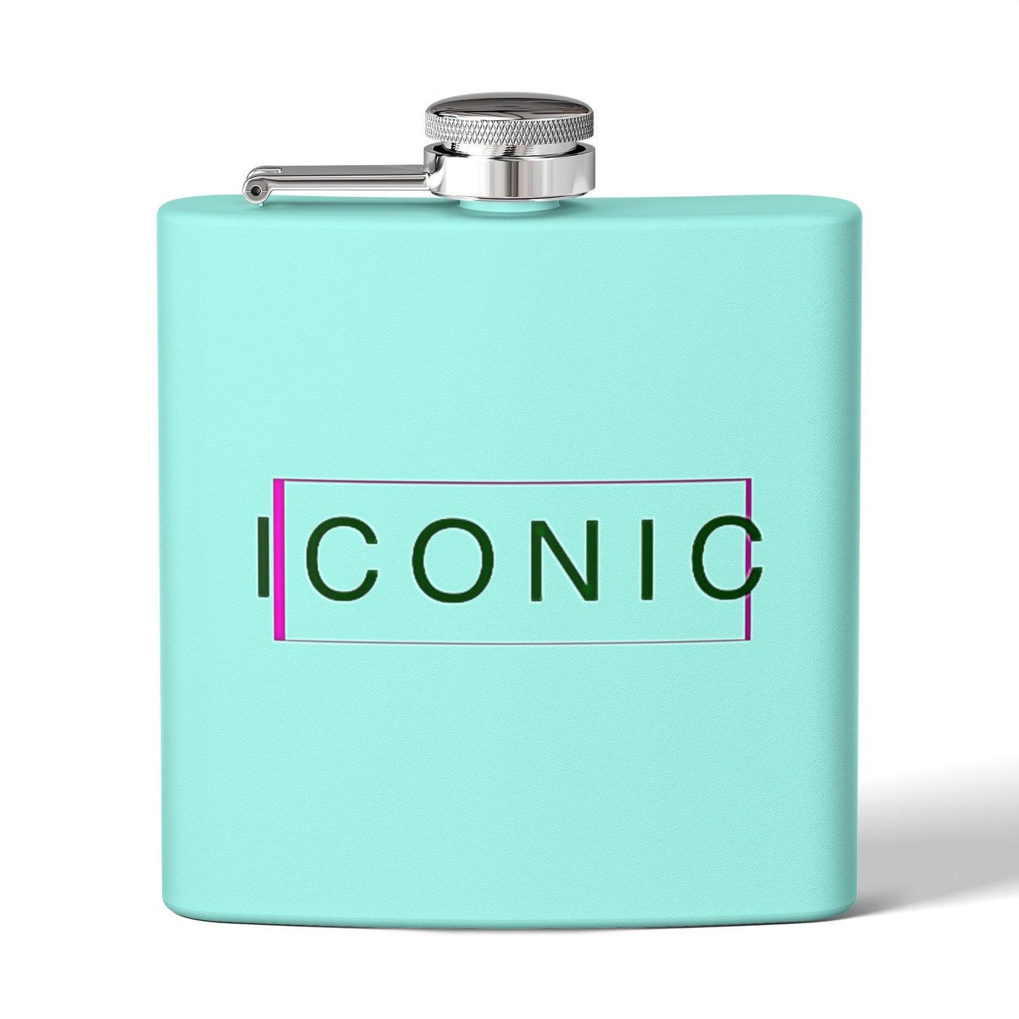 Stylish Stainless Steel Flask - 6oz Iconic Drinkware for Celebrations