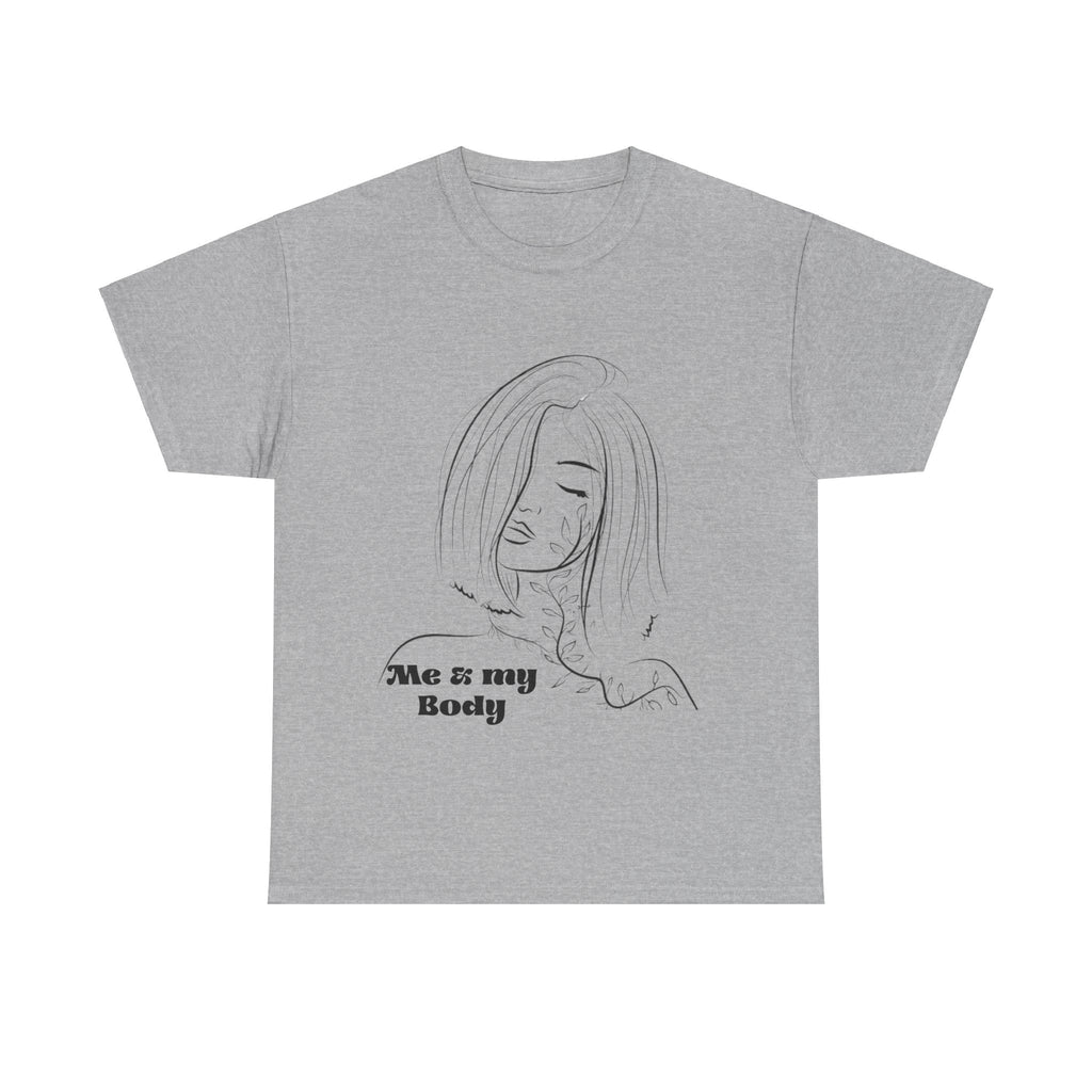 Unisex Faded Cotton Me my Body  Tee