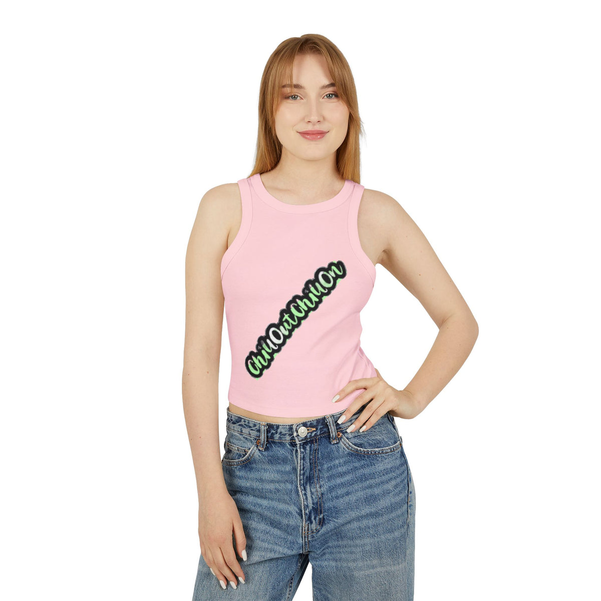 Micro Rib ChilloutChillOnTank Top
