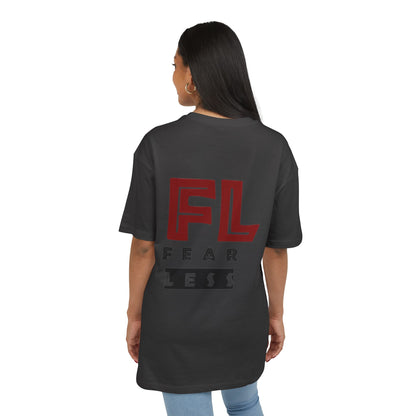 Fearless Unisex Heavy Oversize Tee - Empowering Statement Shirt
