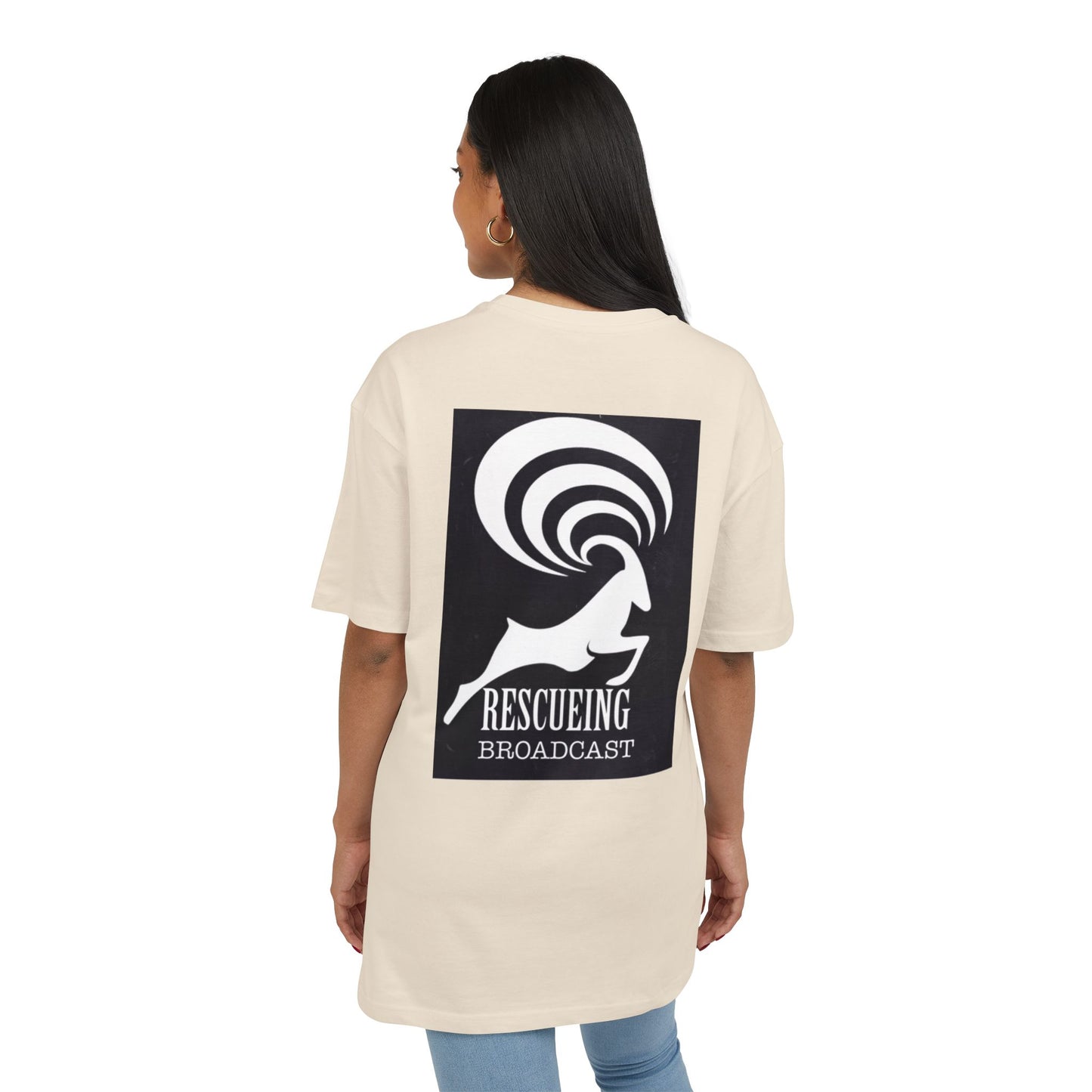 Oversize Tee - Rescuing Broadcast Bold
